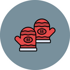 Oven mitts Icon