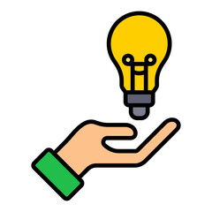 Fototapeta premium Solution Icon