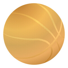 gold basketball vector png 
