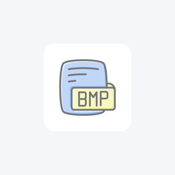 Bmp Bitmap Image Awesome Lineal Style Icon