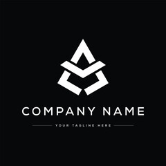 Monogram Letter LAL Logo Design Vector. Black and White Logo. Usable for Business Logos. Vector Logo Design Template