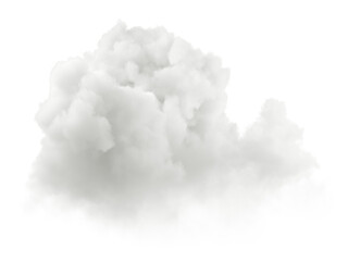 Celestial dreamy realistic clouds cut-out transparent backgrounds 3d render png