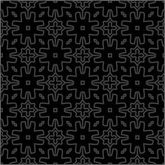 A repeat pattern of white dots on a black background. Simple texture for posters, sites, business cards, covers.