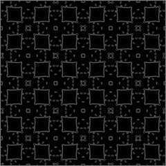 A repeat pattern of white dots on a black background. Simple texture for posters, sites, business cards, covers.