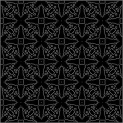 A repeat pattern of white dots on a black background. Simple texture for posters, sites, business cards, covers.