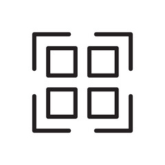 Qr Code Icon Illustrations Vector Graphics