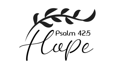 Biblical Phrase, Christian Faith, typography for print or use as poster, card, flyer or T Shirt
