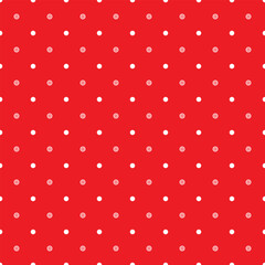 red polka dots pattern