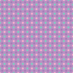 seamless beauty dots pattern with purple background