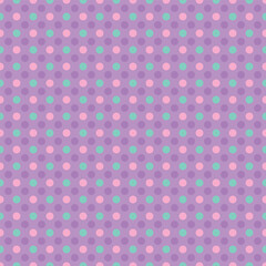 seamless beauty dots pattern with purple background