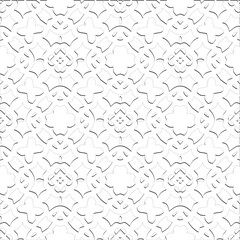  Abstract  background with figures from lines. Black and white texture for web page, textures, card, poster, fabric, textile. Monochrome pattern. Repeating design.