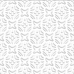  Abstract  background with figures from lines. Black and white texture for web page, textures, card, poster, fabric, textile. Monochrome pattern. Repeating design.