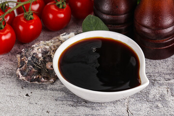 Asian Oyster sauce in the bowl