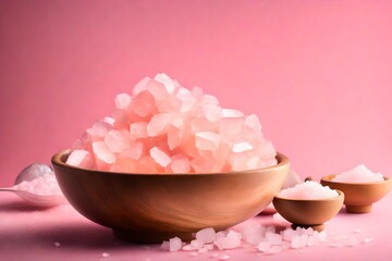 rose salt in bowl