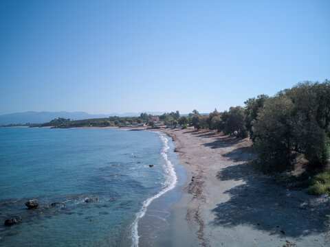 Porakia Chani Beach, Kyparissia, Greece