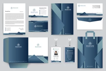 Fotobehang Professional creative stationery template design for your business © Shimul Azad