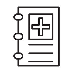 Health Book icon design