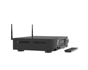 Digital player isolated on transparent background. 3d rendering - illustration