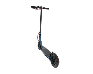 Electric scooter isolated on transparent background. 3d rendering - illustration