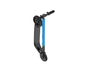 Electric scooter isolated on transparent background. 3d rendering - illustration