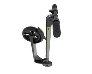 Electric scooter isolated on transparent background. 3d rendering - illustration