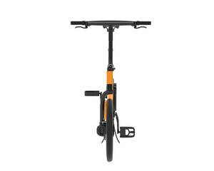 Fototapeta premium Folding electric bike isolated on transparent background. 3d rendering - illustration