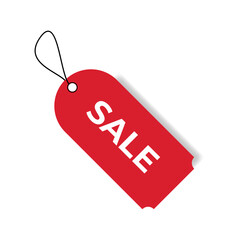 Sale tag label. Discount offer price label. Vector illustration.