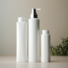White Plastic Cosmetic Bottles for Your Beauty Essentials