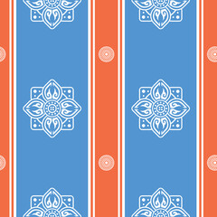 pattern with snowflakes