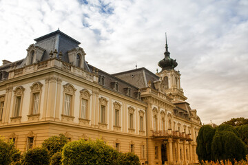  Baroque palace located in the town of Keszthely, Zala, Hungary.