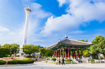韓国　釜山タワー