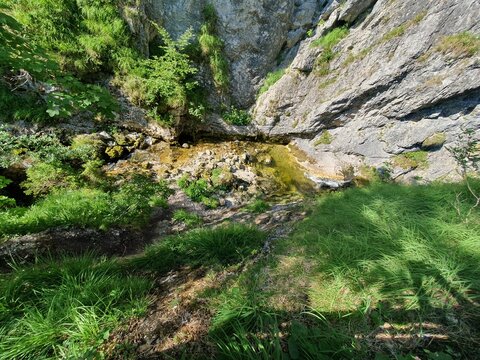 Gorge "Wasserlochklamm" in Palfau, Austria, Steiermark 