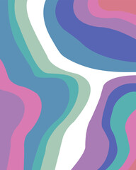 Colourful retro vector  wallpaper and background for mobile, aesthetic pattern design 