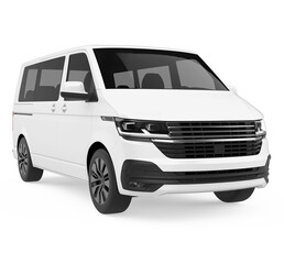 Delivery Van Isolated