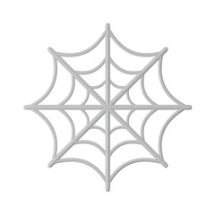 spiderweb 3d render icon