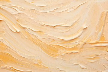 Close-Up of Creamy Orange Textured Surface with White Background