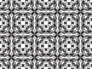 black and white seamless pattern