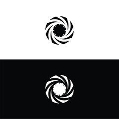 Circle vector logo template illustration