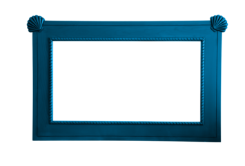 Colorful frame isolated over white background, frame photography, empty for fill. Layout, graphic design resource. Classic design, wooden, various colors. Decorative.