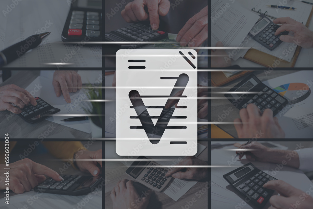Wall mural concept of document validation