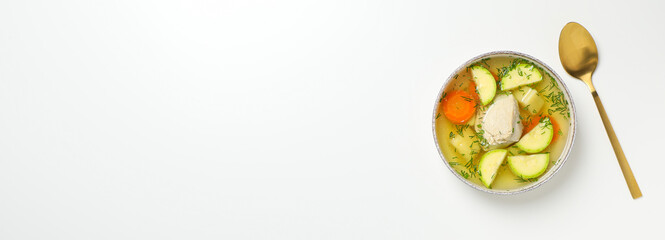 Vegetable soup, healthy nutrition and healthy lifestyle