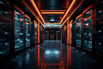 Modern and High-Tech Big Data Center