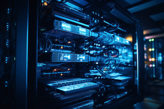 Modern and High-Tech Big Data Center