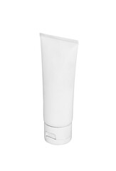 white cosmetic tube mockup