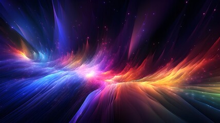 Light flare, colorful abstract background, splash of colors