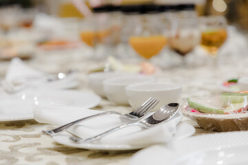 wedding table setting