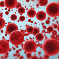 3d rendered illustration of a blood cells