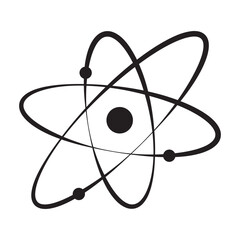atom icon vector