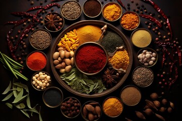Obraz na płótnie Canvas Add a Touch of India to Your Gourmet Dishes with Exquisite Spices