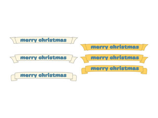 メリークリスマスと入っている色々なラベル